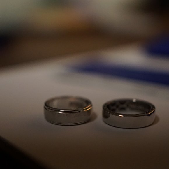 Tacori Men's Wedding Band Platinum Sculpted Crescent Hammer 71-7h Size 7.5 - Picture 4 of 9